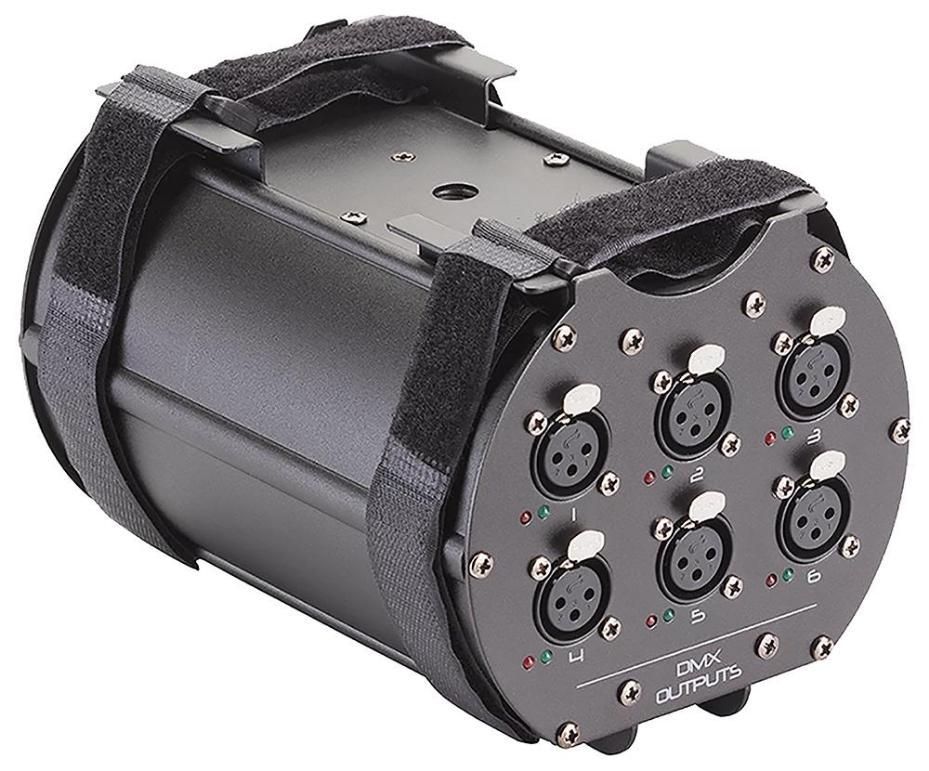6-Way DMX Distributor Truss Splitter - SCENESPLIT 6 TRUSS