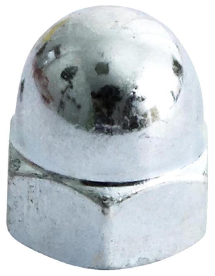 M6 BZP Hex Dome Nut (DIN 1587), 200 Pack - ND6Z