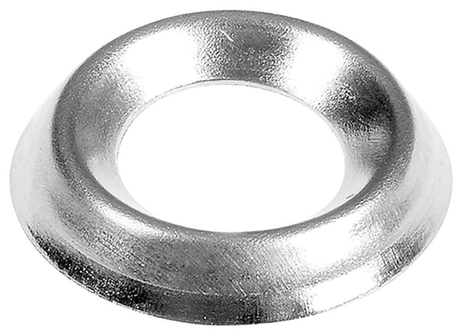 Nickel Screw Cups to Fit 3.5mm Screws, 60 Pack - 6NCUPP