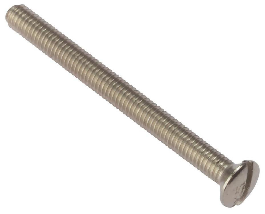 3.5mm x 25mm Nickel Plated Electrical Socket Screws, 100 Pack - 100SS3525NP