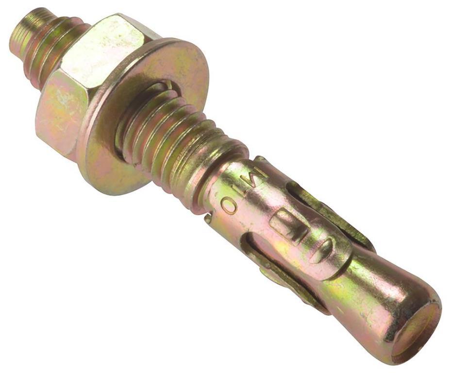 M10 x 80mm ZYP Through Bolts, 10 Pack - 10TB1080