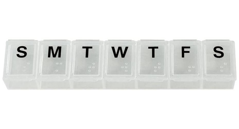 Small Weekly Pill Dispenser - VM930A