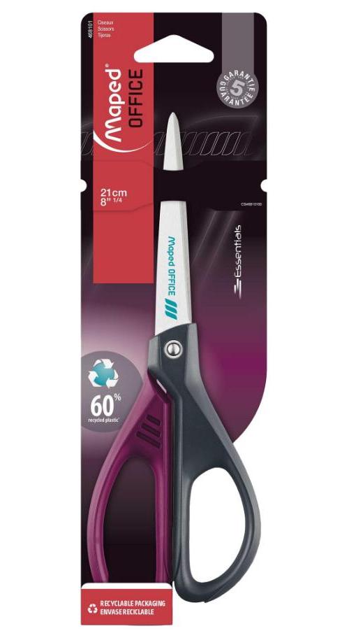 SCISSORS, MAPED ESS DECO 21CM ASYM - 468101