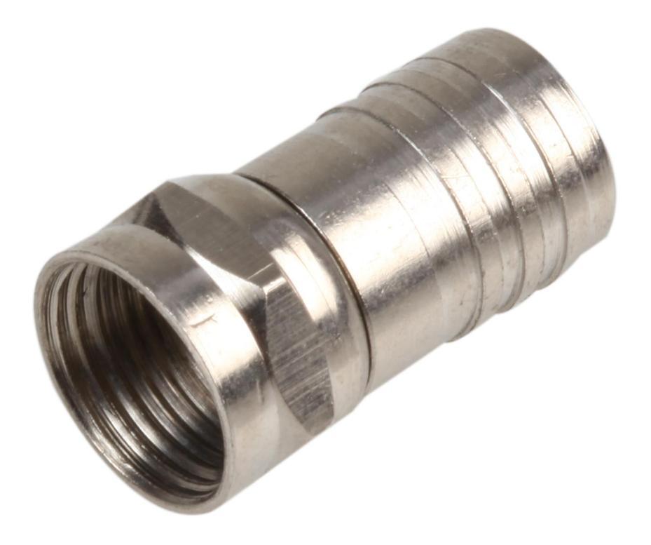 Crimp On F Connector, 75 Ohm, RG6 - PROCON11