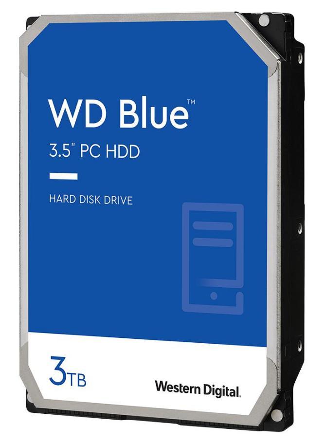 WD Blue 3.5" Internal HDD SATA 6GB/s - 3TB, 5400RPM - WD30EZAZ