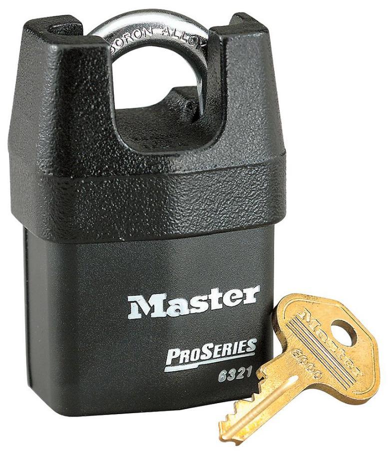 54mm ProSeries Weather Tough Steel Heavy Duty Closed Shackle Padlock - 6321EURD