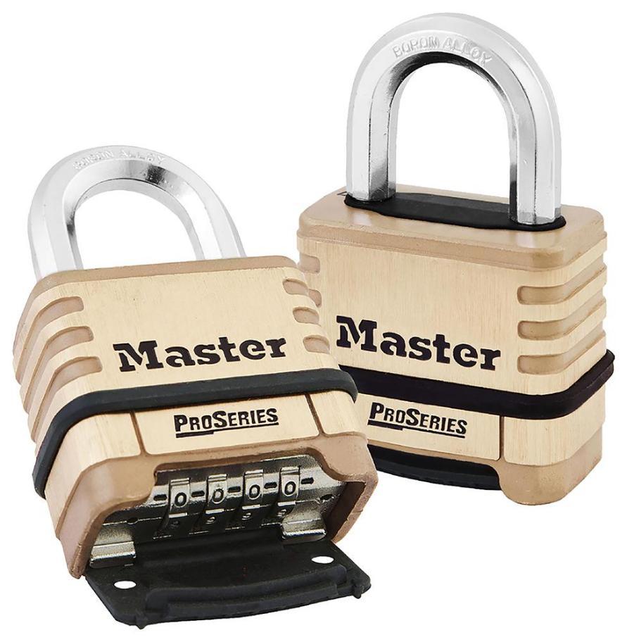 57mm ProSeries Brass Combination Padlock - 1175D