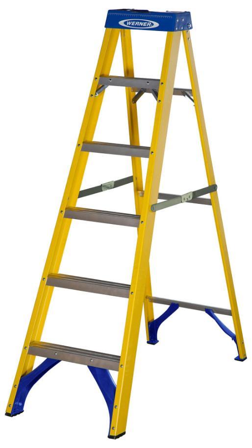 6 Tread Fibreglass Step Ladder - 7160618
