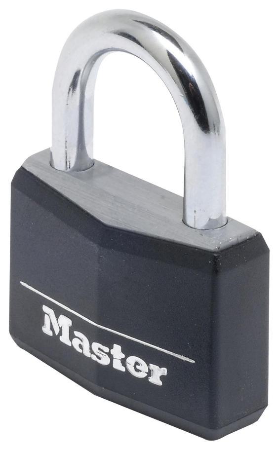 50mm Covered Aluminium Padlock - 9150EURDBLK