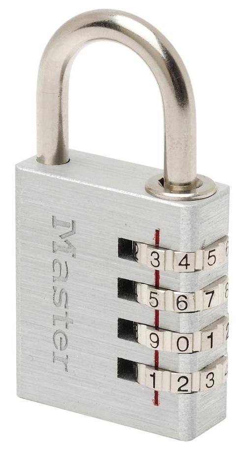 40mm Aluminium 4 Digit Combination Padlock - 7640EURD