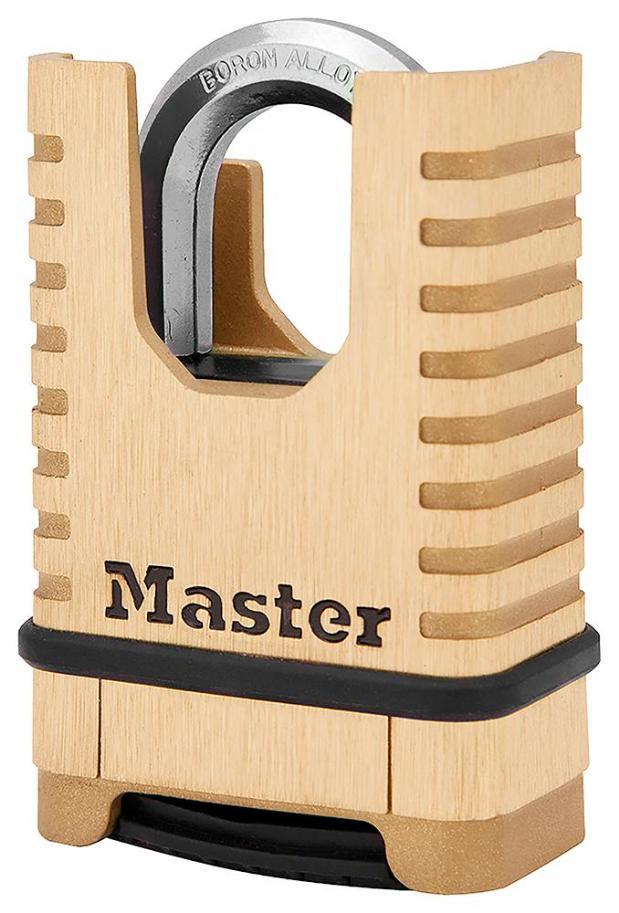 58mm Brass Closed Shackle Heavy Duty Combination Padlock - M1177EURD