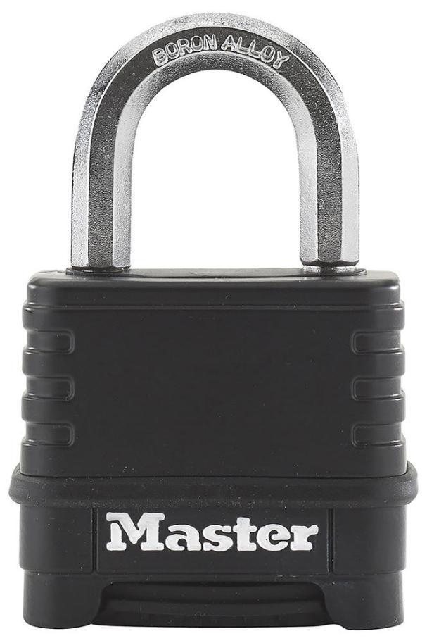 57mm Zinc Heavy Duty Combination Padlock, Black - M178EURD