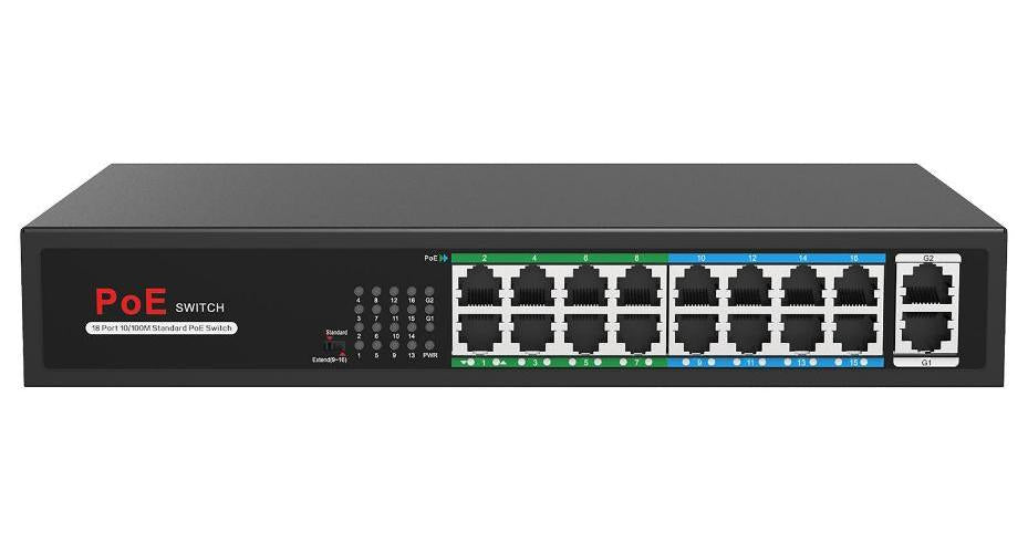 16-Port Ethernet Desktop PoE Switch - VSW16