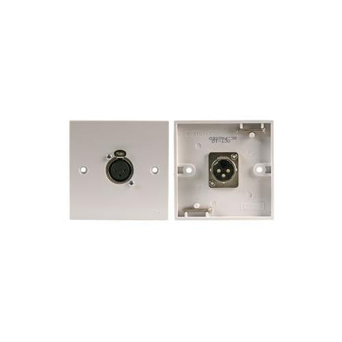 1GC-U-X005 XLR Wallplate, 1X Socket