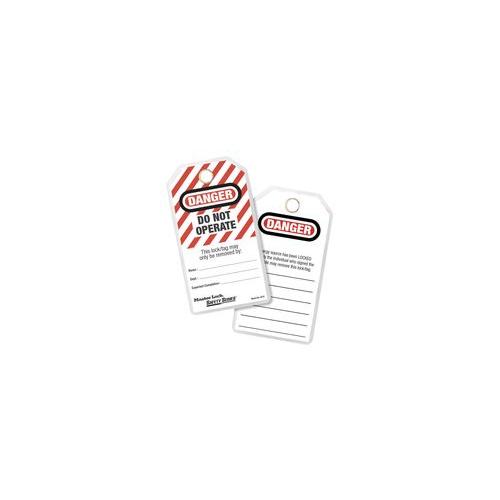497A Master Do Not Operate Tags , 12 Pack