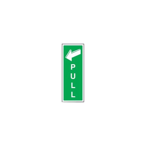 SIGN, PULL, RIGID PLASTIC , 12071S