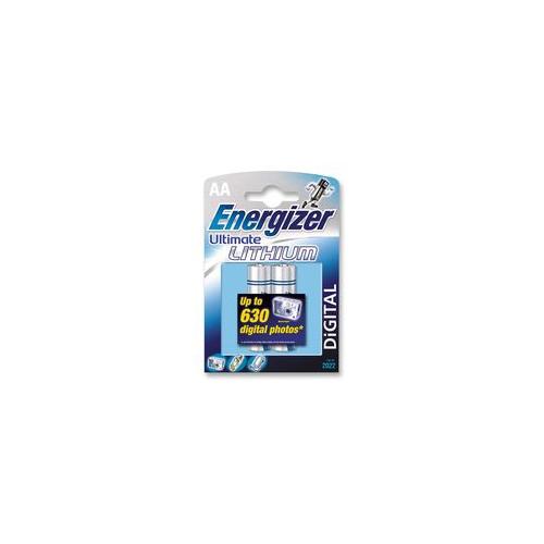 629762 Energizer Battery, Ultimate Lithium AA 2Pk