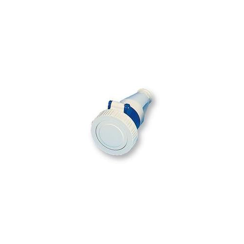 369306 Walther 63A 2P+E Free Socket 240V Blu