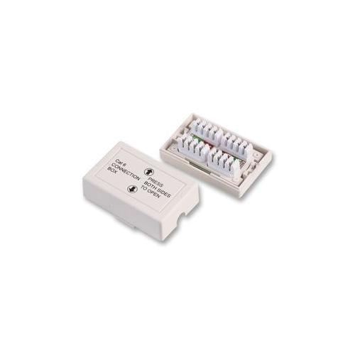 S78WHB Connection Box , Cat6 , White