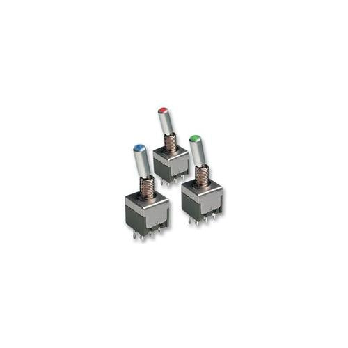 Mcm2112TFW01 Multicomp Switch , Toggle Sp Green Led