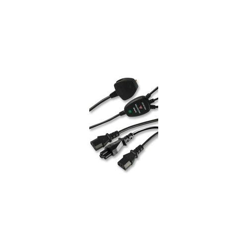 E JUNCTION C5 Pro Elec Power Lead Uk To 2 Iec And C5