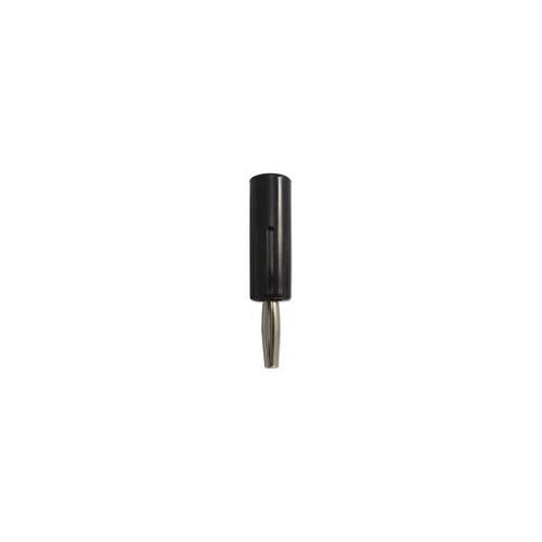 557-0100-01 Deltron Plug, 4mm, Triple Contact, Black