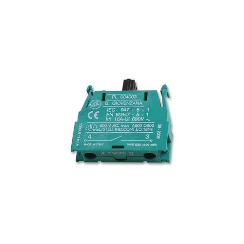 PL004005 Bernstein Contact Block for Switch , 2 Speed , 2 Units