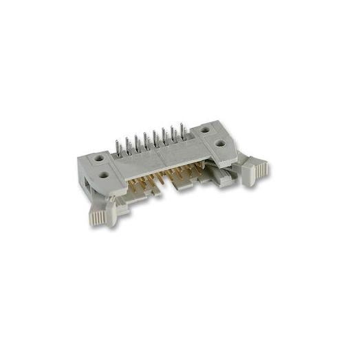 09 18 516 7913 Harting Header, Right Angle, S/Latch, 16Way
