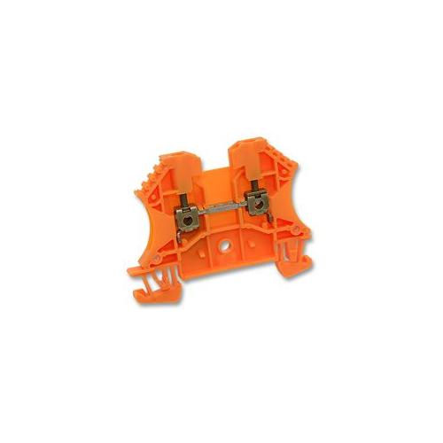102006 WDU2.5 ORANGE Weidmuller Terminal Block, Din, 24, Orange