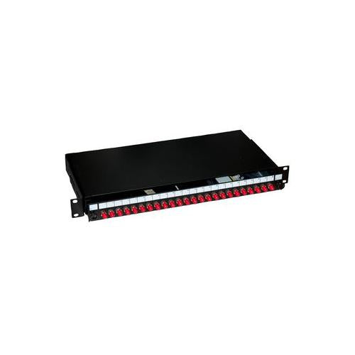 009-022-009-24 Connectix Cabling Systems Fibre Patch Panel 24W ST Loaded M/Mode
