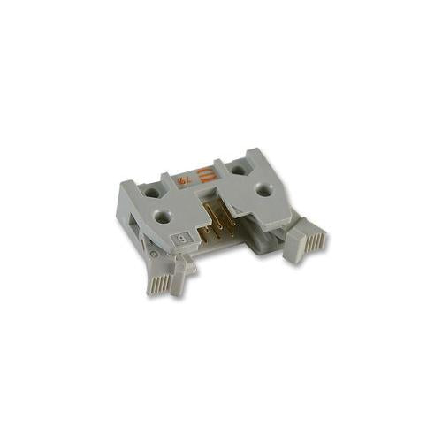 09 18 506 7913 Harting Header, Right Angle, S/Latch, 6Way