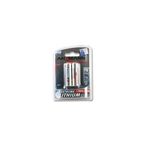 5021003 Ansmann Battery , Extreme Lithium AA 2 Pack