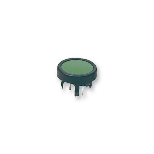 1241.1104.7095 Schurter Switch , SPNO , Round , Green