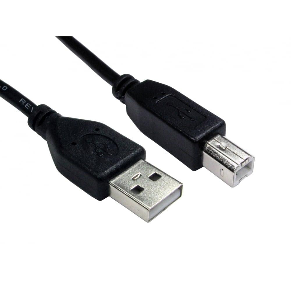 0.5m USB2.0 Type A (M) to Type B (M) Cable