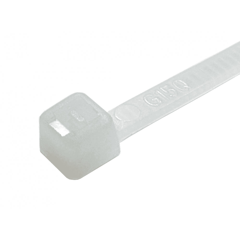 100MM X 2.5MM WHITE CABLE TIES - PK 100