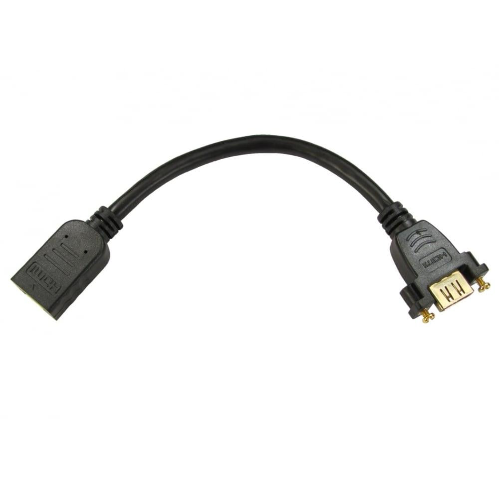 0.2m High Speed with Ethernet HDMI Stub F-F