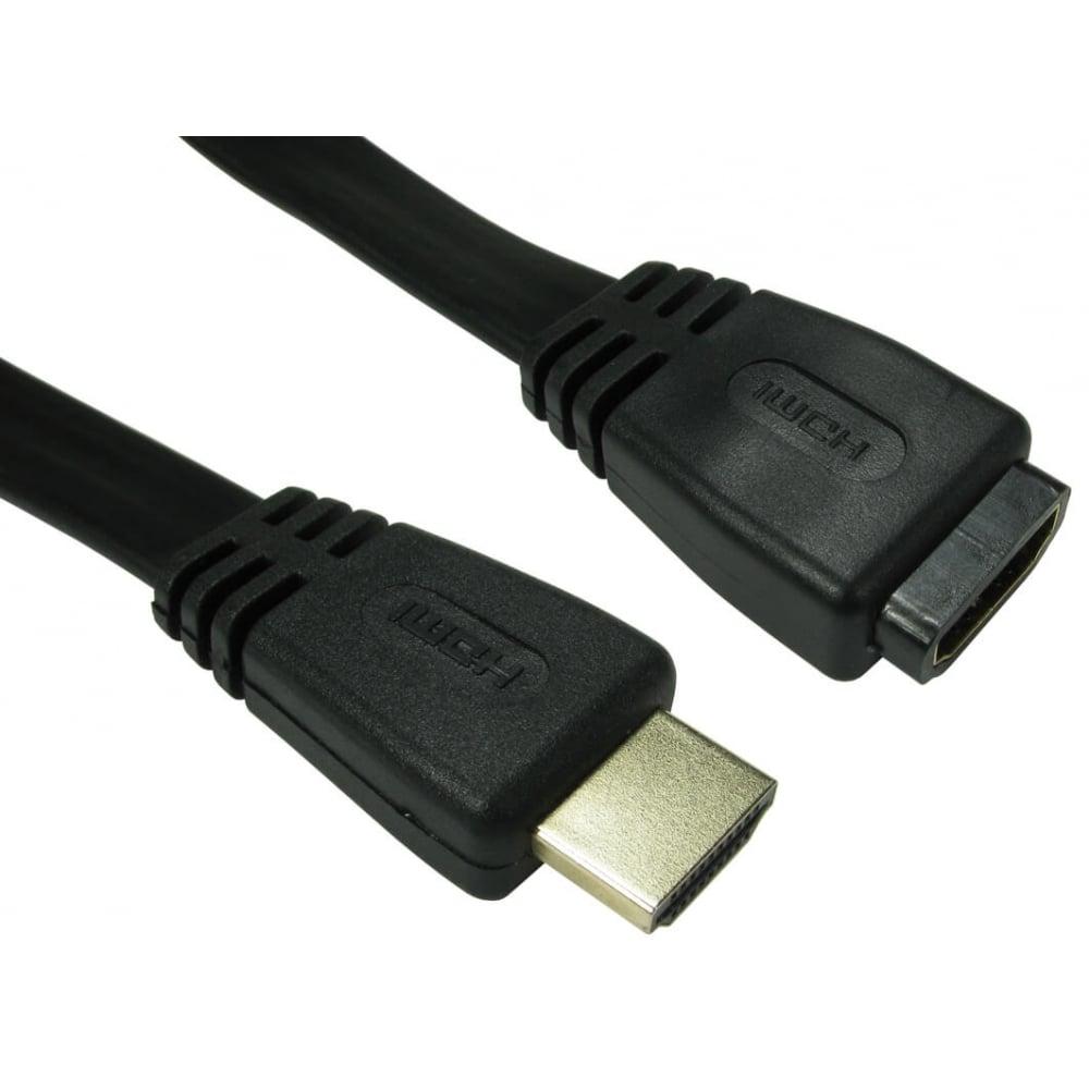 3m Flat HDMI High Speed with Ethernet Extension Cable