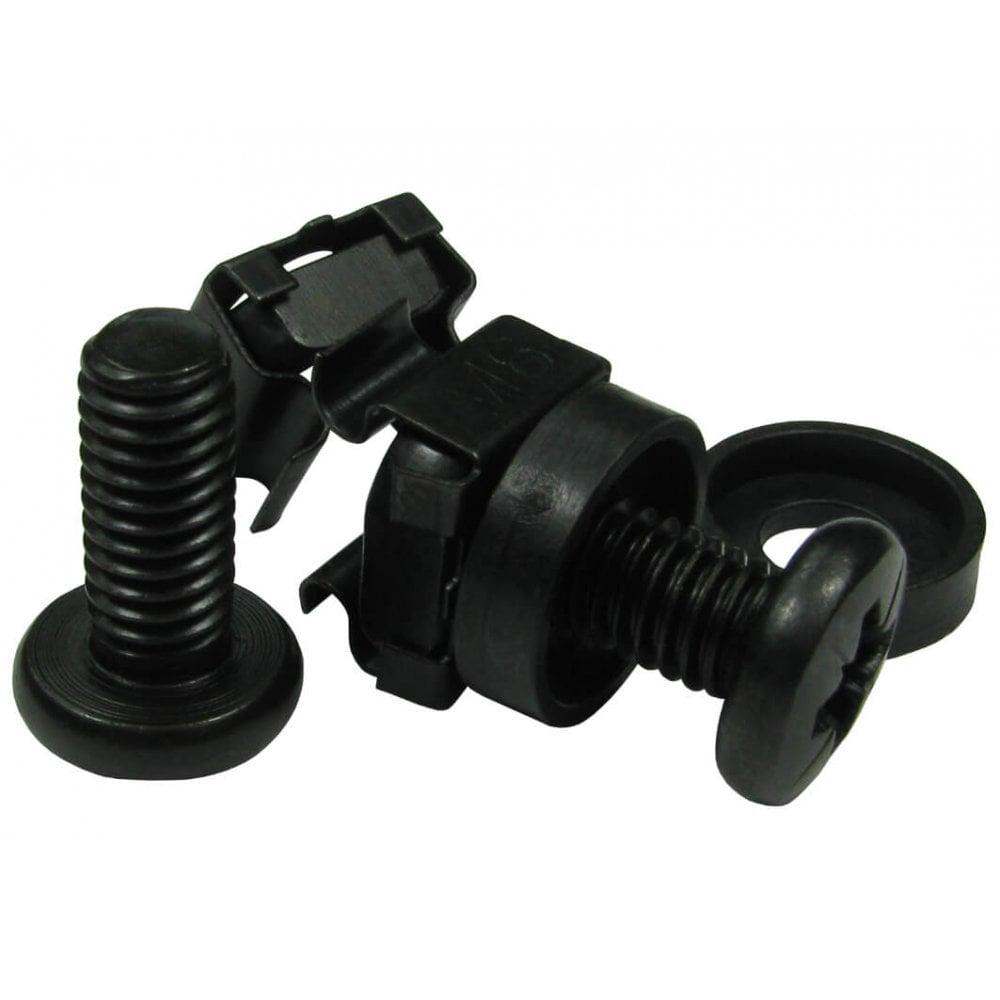 Server Rack Cage Nuts - Black