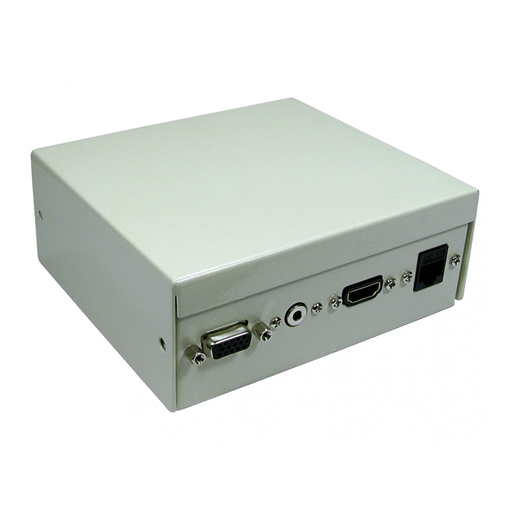 4 Port Metal Box with AV Modular Couplers