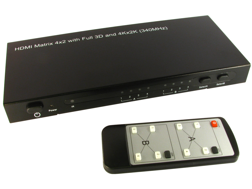 4 x 2 hdmi matrix switch with 3d & 4k x 2k