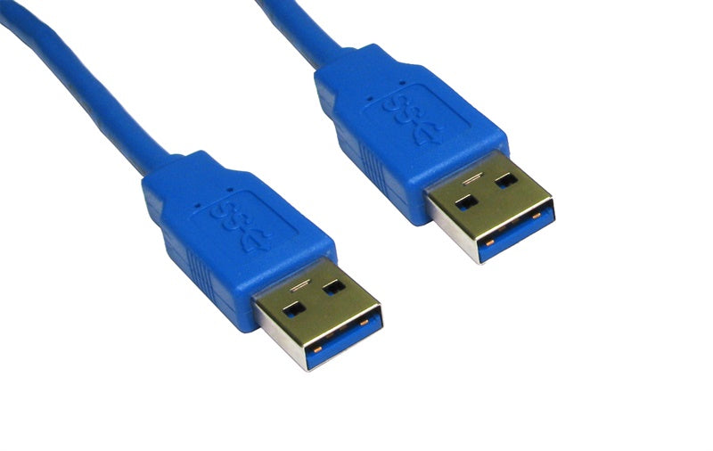 5mtr usb 3.0 a male to a male blue cable