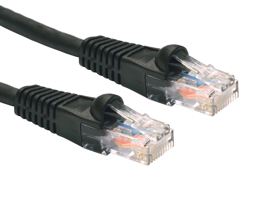 15mtr cat 6 utp lsoh snagless - black