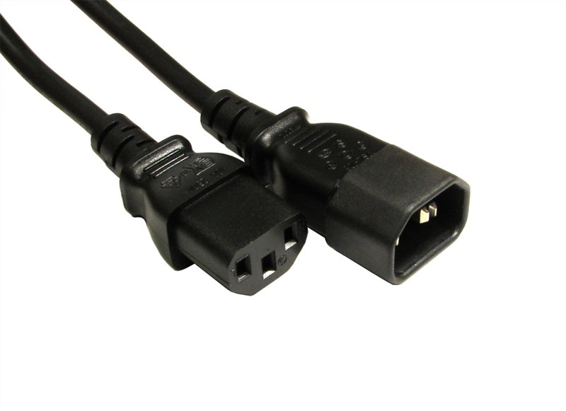5mtr iec c13(f)-iec c14(m) black power ext cable bq 40