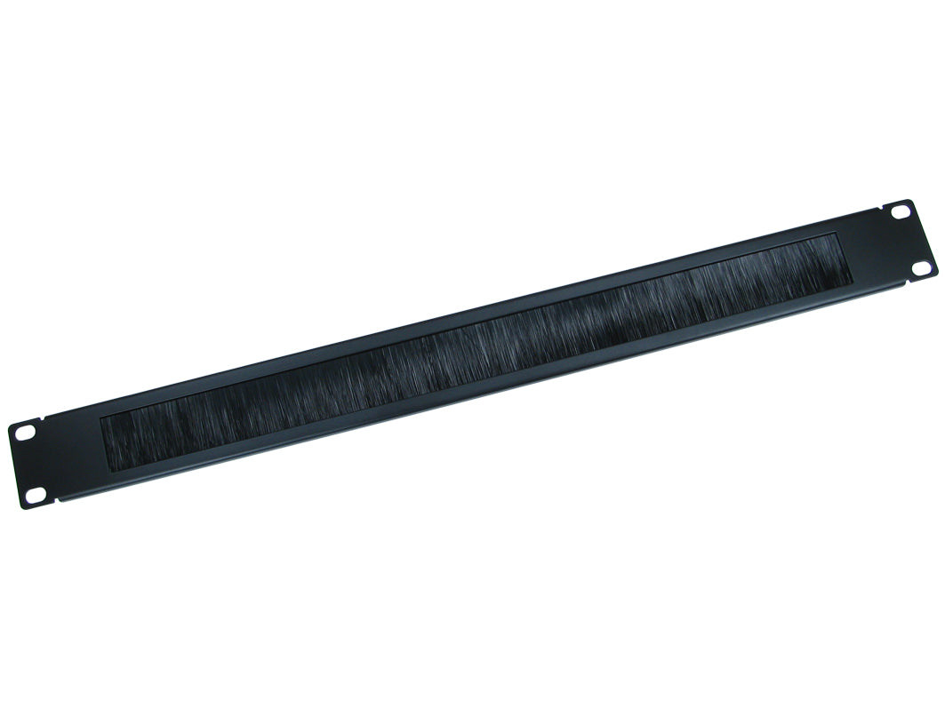 19 1u cable management brush plate