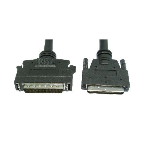 SCSI Ultra 68 VHDCI Male to Half Pitch HP50 Male Cable 1 Metres