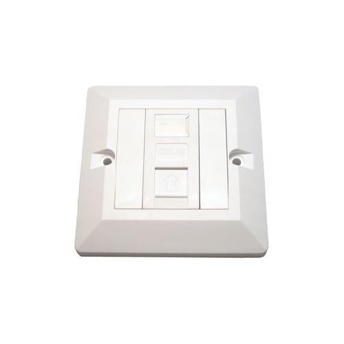 CAT 5E Single Port Faceplate