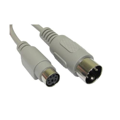 6 pin mini din female to 5 pin din male Keyboard Cable Adaptor