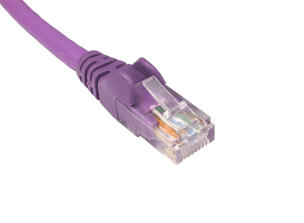 0.5 Metres NETWORK 6 ETHERNET CABLE LSOH PATCH LEAD -MOULDED - VIOLET