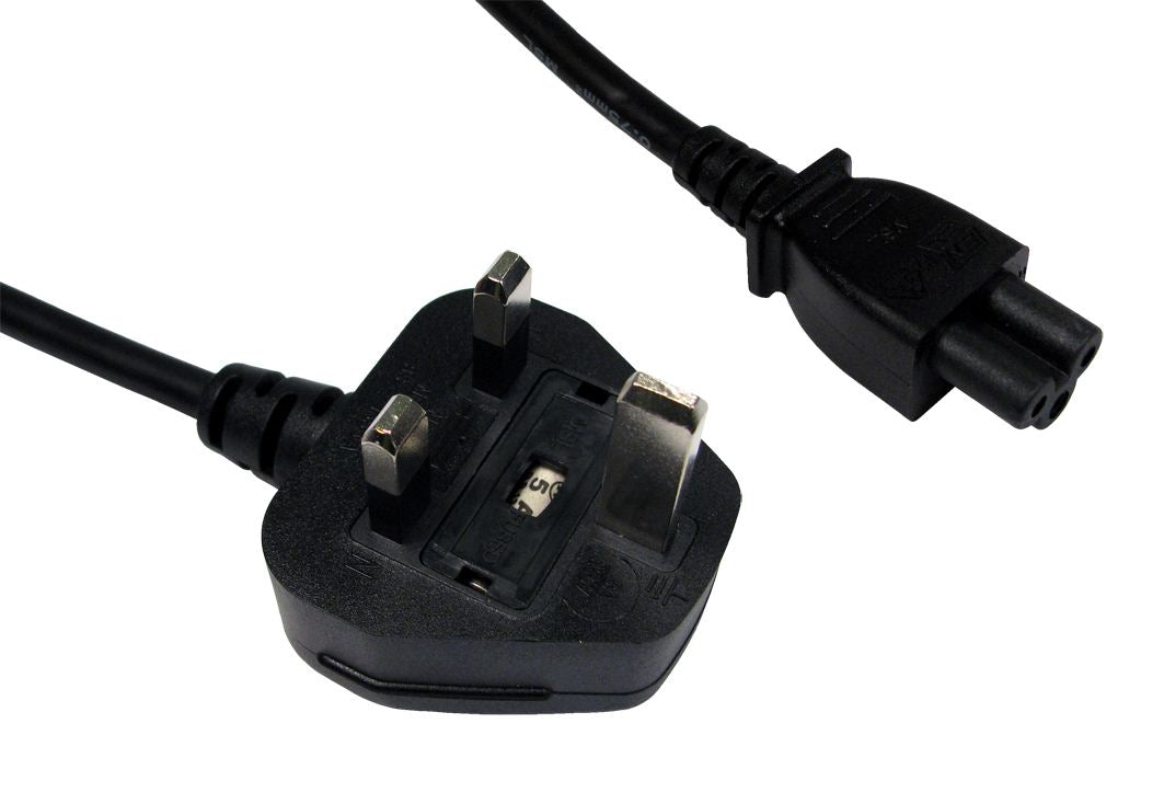 1.8 Metres UK PLUG - C5 MAINS CABLE LEAD