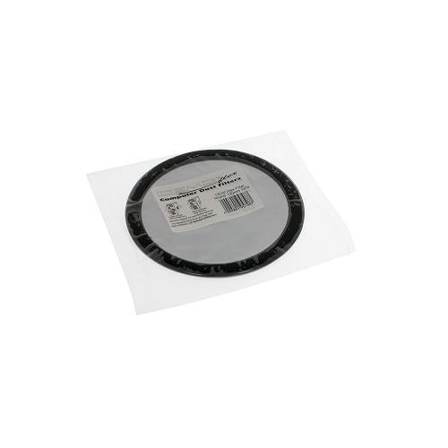 120mm Round black mesh DEMCiflex Dust Filter 120mm Round - Black/Black